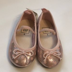 GAP Metallic Pink Ballet Flats